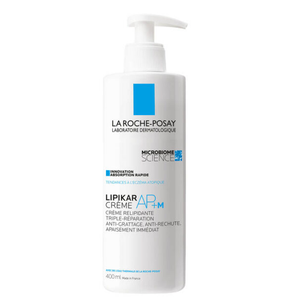 3337875803786_Lipikar-Creme-AP+M_400ml_01_La-Roche-Posay Eau micellaire de La Roche-Posay