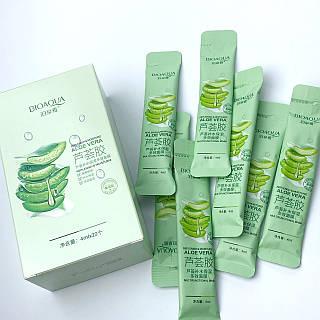 BIOAQUA Aloe Vera Multi Functional Mask2 BIOAQUA Aloe Vera Hydrating & Moisturize Multi Functional Mask – Masque Visage Hydratant à l’Aloe Vera 4 ml × 20