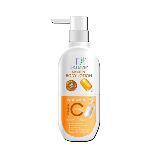 DR.DAVEY Arbutin Body Lotion DR.DAVEY Arbutin Body Lotion – Vitamin C 100 000 mcg – Fresh Citrus 500 ml