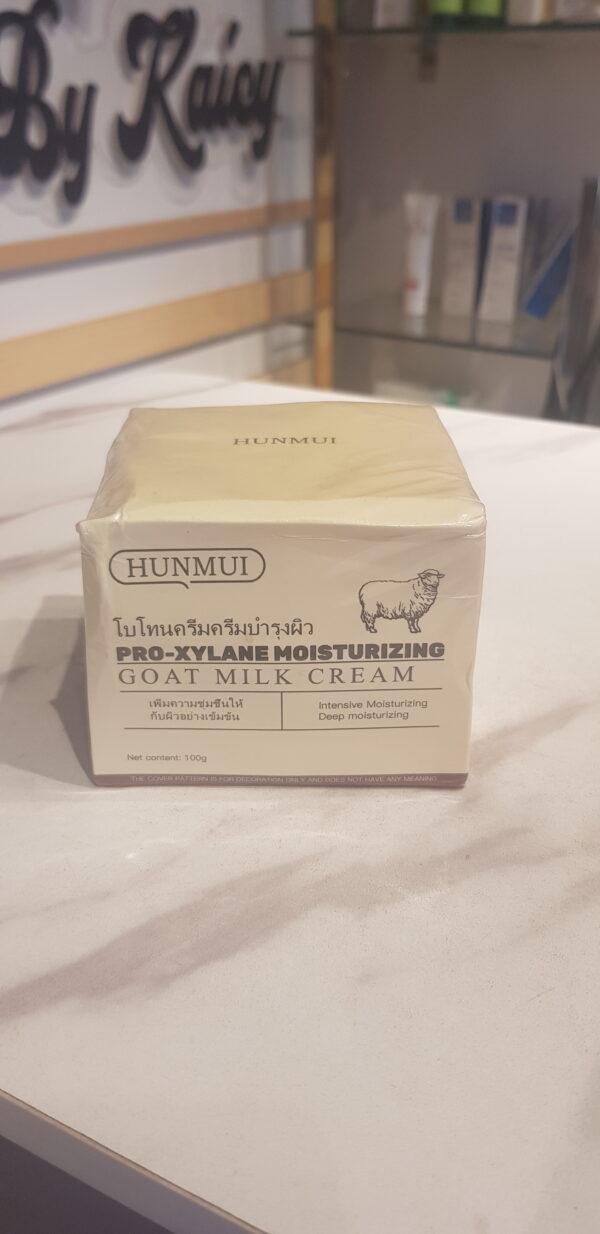 HUNMUI Pro-Xylane Moisturizing Goat Milk Cream HUNMUI Pro-Xylane Moisturizing Goat Milk Cream – Crème Hydratante Intense au Lait de Chèvre 100 g