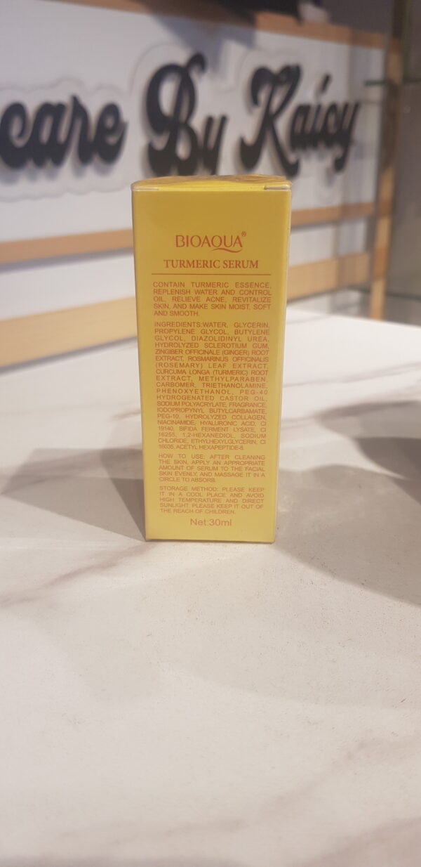 Le BIOAQUA Turmeric Serum1 BIOAQUA Turmeric Serum – Sérum à la Curcumine 30 ml