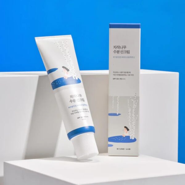 ROUND LAB Birch Juice Moisturizing Sun Cream2 ROUND LAB Birch Juice Moisturizing Sun Cream SPF50+ PA++++ – Crème Solaire Hydratante à la Sève de Bouleau 50 ml