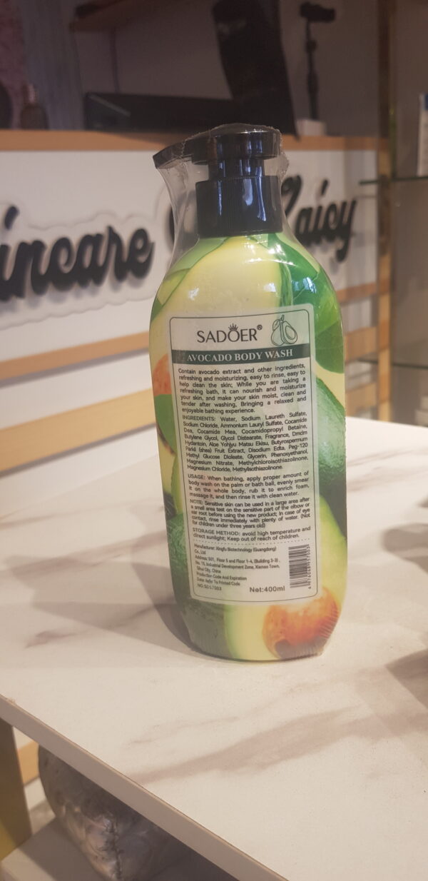 SADOER Avocado Body Wash – 400 ml